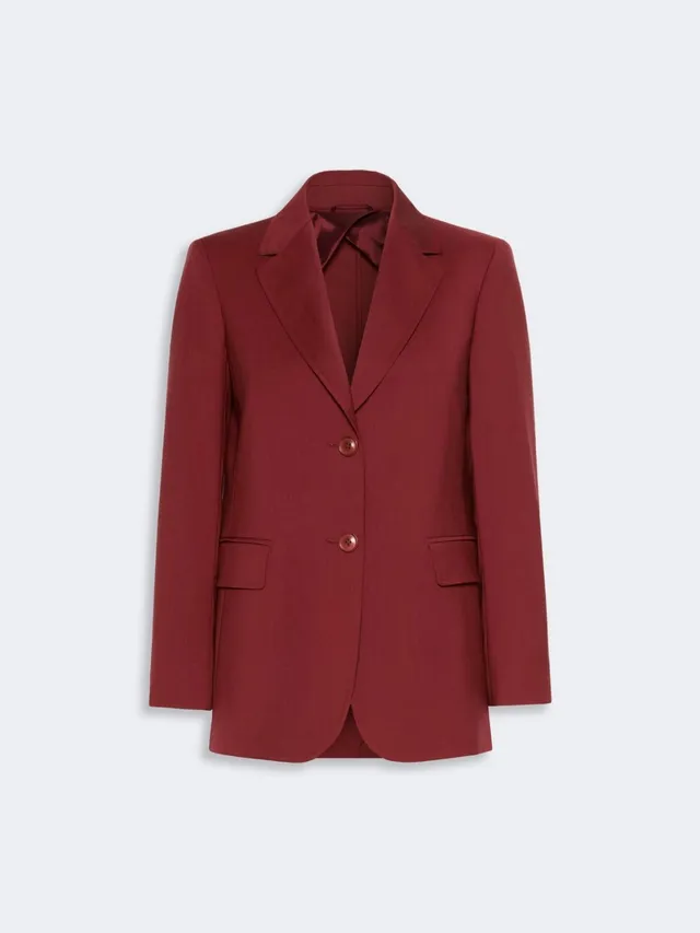 Max Mara Studio Assenzi MSTASSENZI011 blazer donna rubino