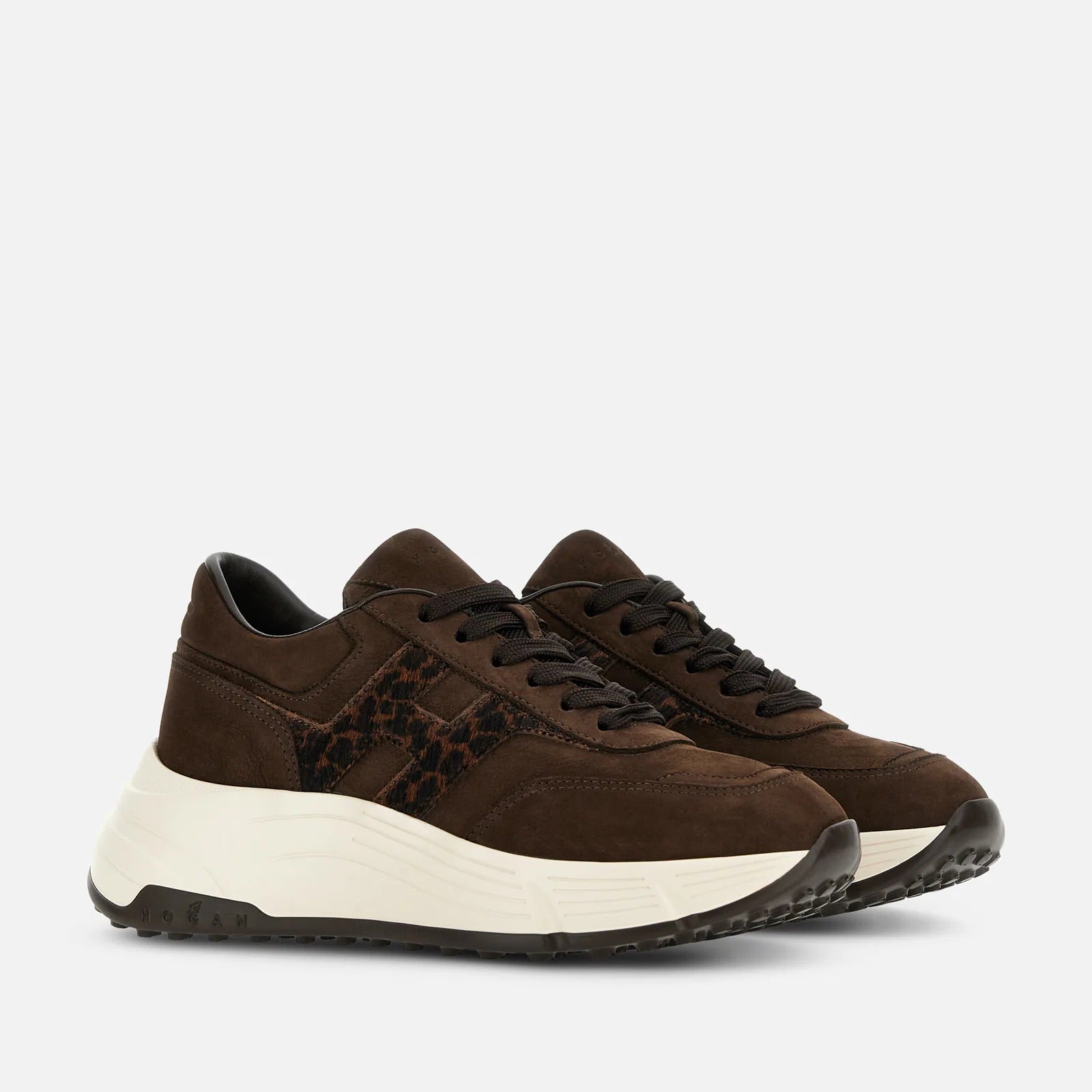 Hogan Hi-Fi H669 HXW6690FR30VH Sneakers Marrone Nabuk