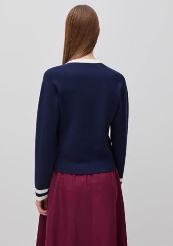 Benetton Maglieria 1z8ce403q maglia scollo a V boxy jacquard
