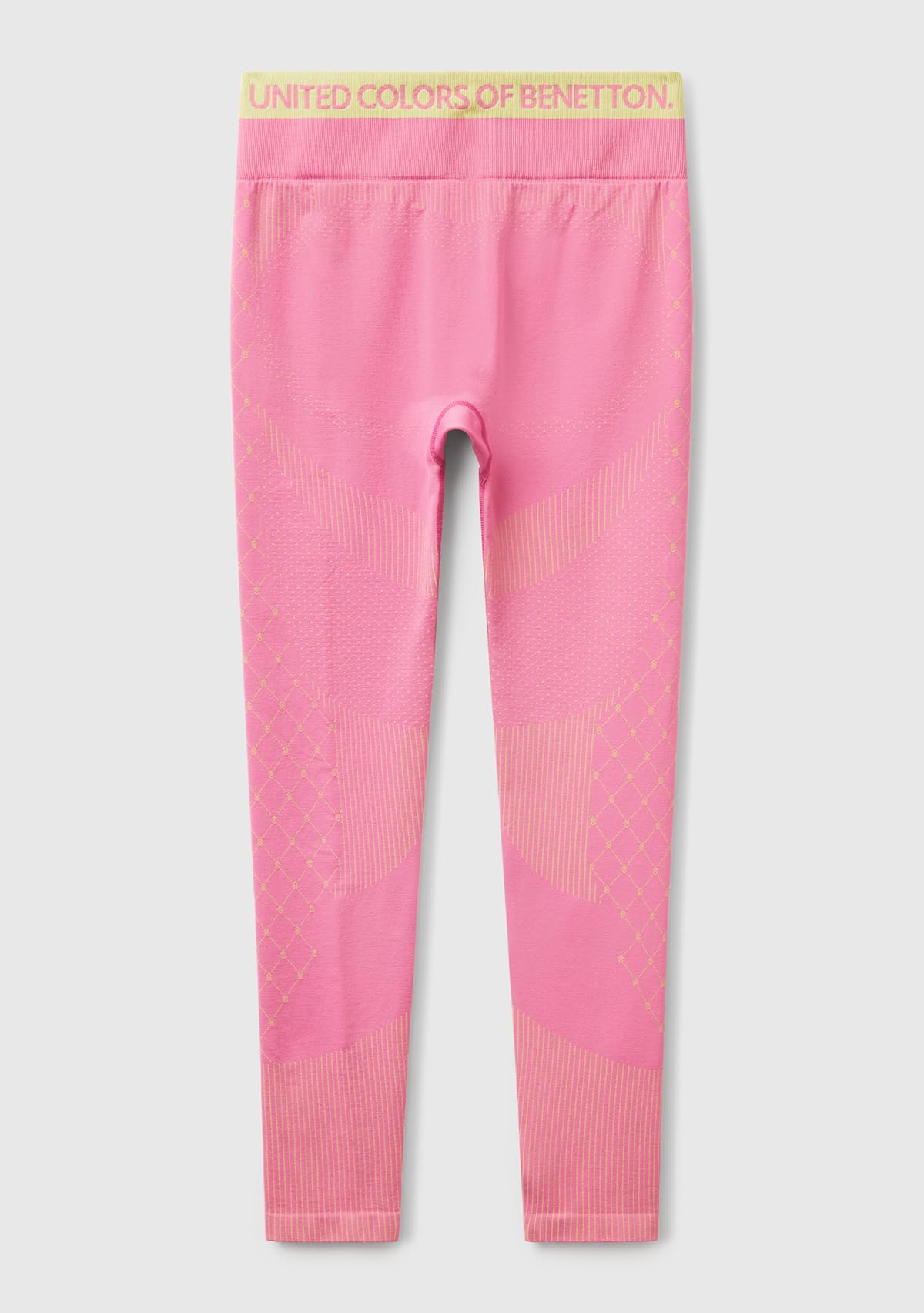 Benetton Leggings Donna seamless alla caviglia monogram