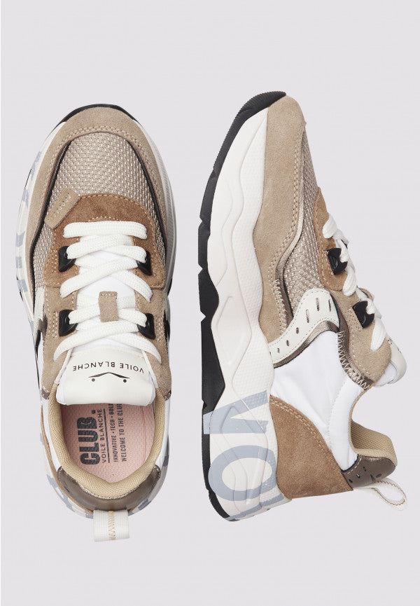Voile Blanche Club 105 201747523 sneaker Marrone Bianco