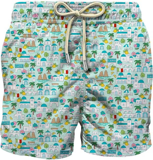MC2 Saint Barth Lighting Boxer Capri Verde Acqua