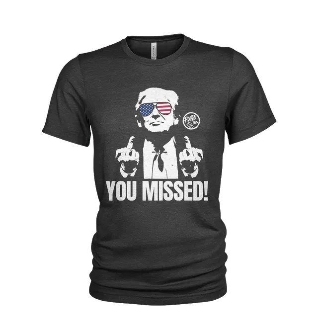 Pure Trash Trump You Missed T-shirt uomo cotone regular