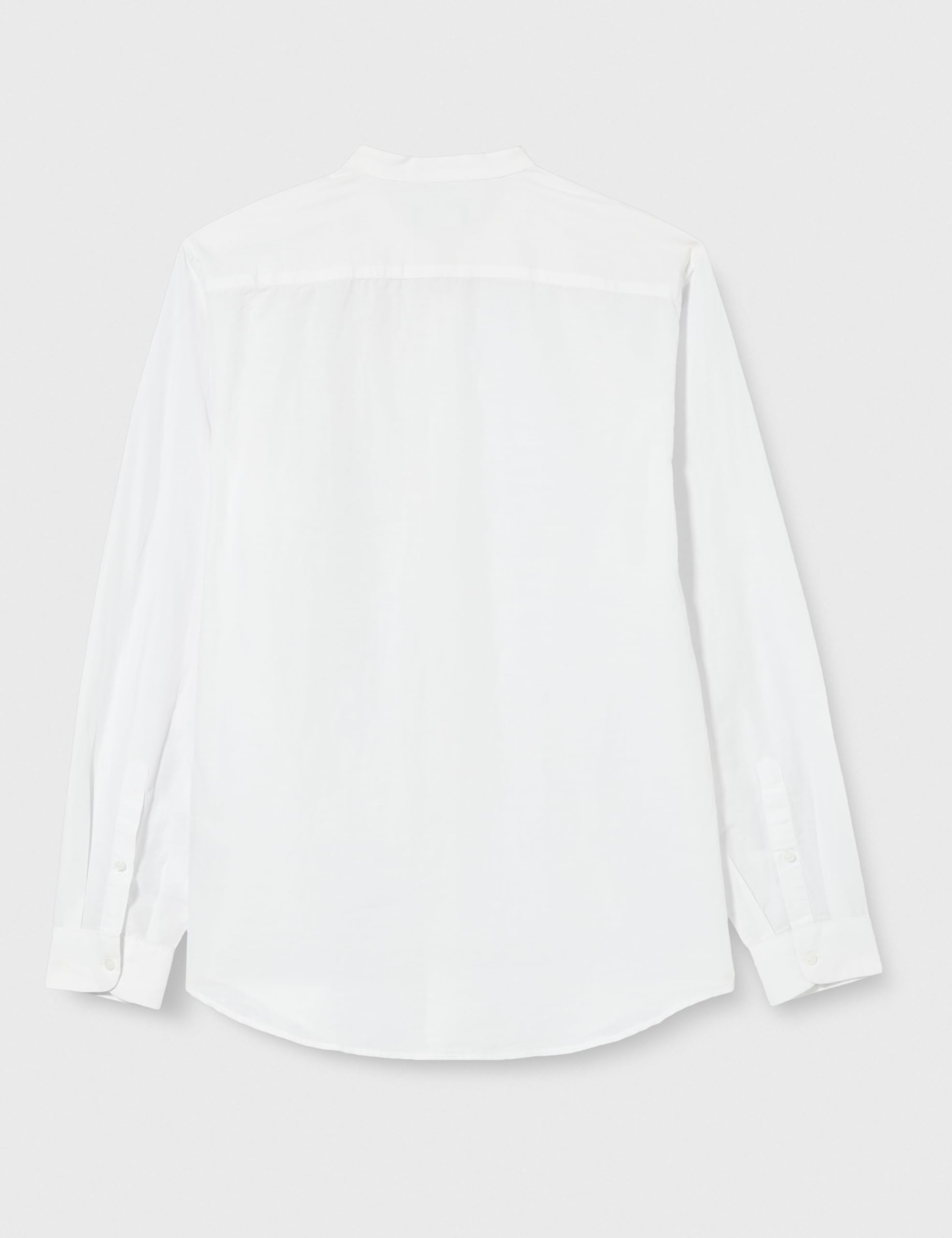 Benetton Camicia uomo slim collo coreana manica lunga