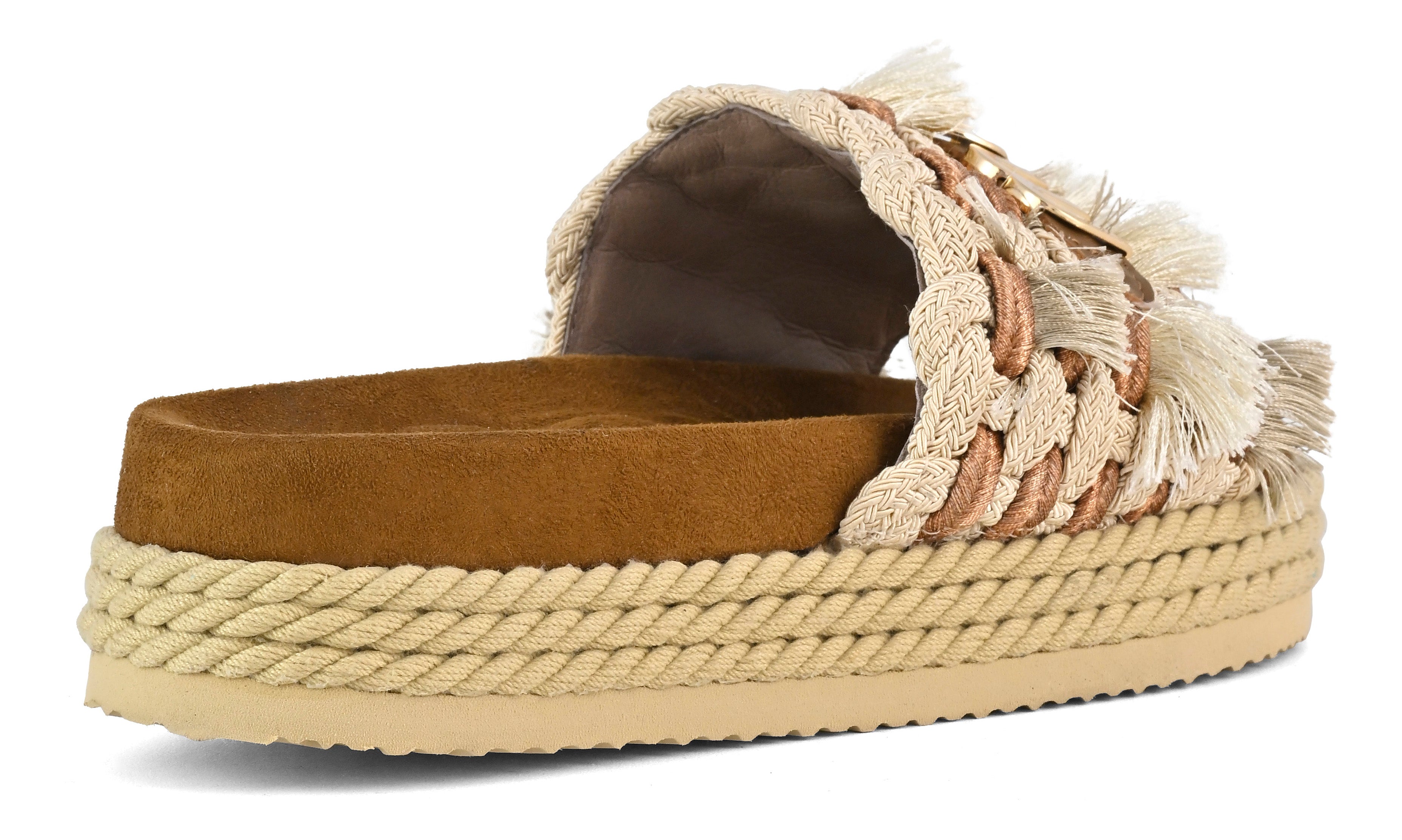 Mou Monoband SW451008K sandalo donna beige corda
