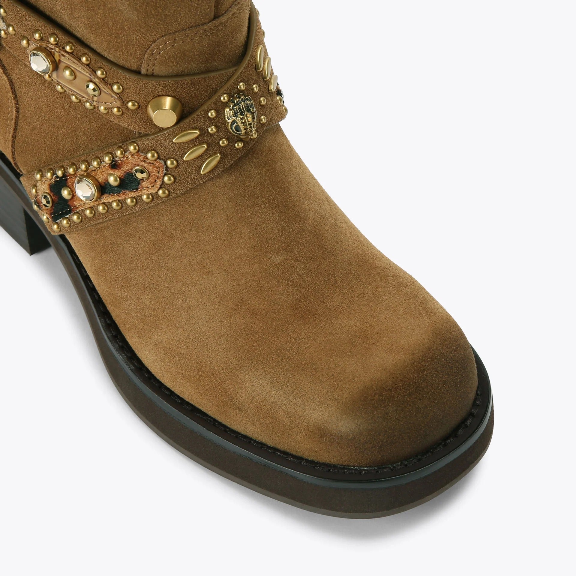 Kurt Geiger Western Mid 5852639209 stivale biker donna Brown