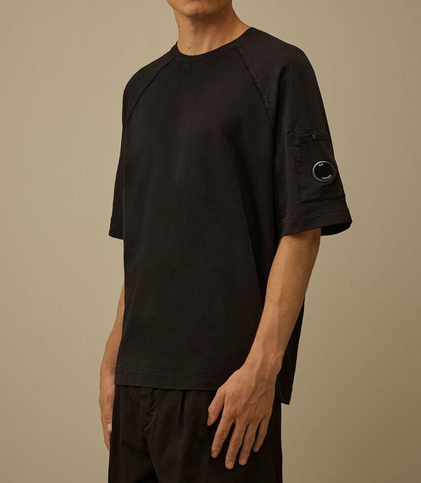 C.P. Company 20CMSS034A Felpa Uomo Black Cotone