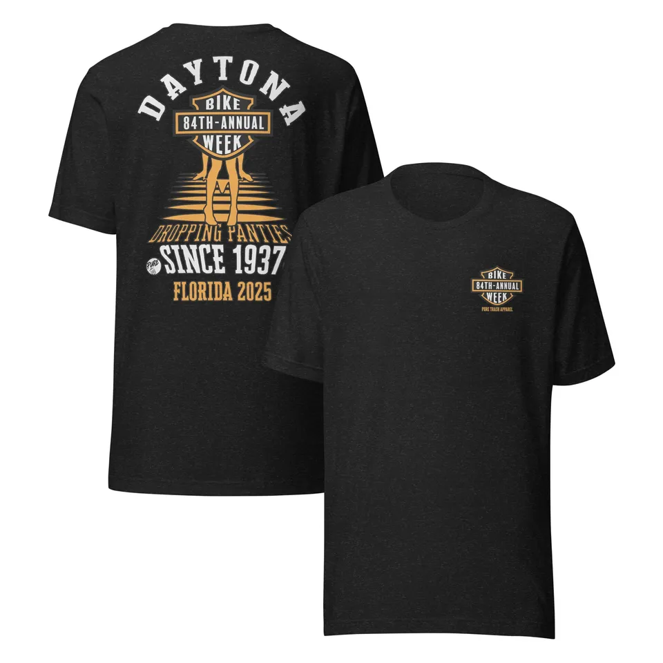 Pure Trash Daytona Bike Week maglietta uomo Black Heather