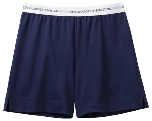 Benetton Shorts Pigiama Donna XS Blu Notte jersey