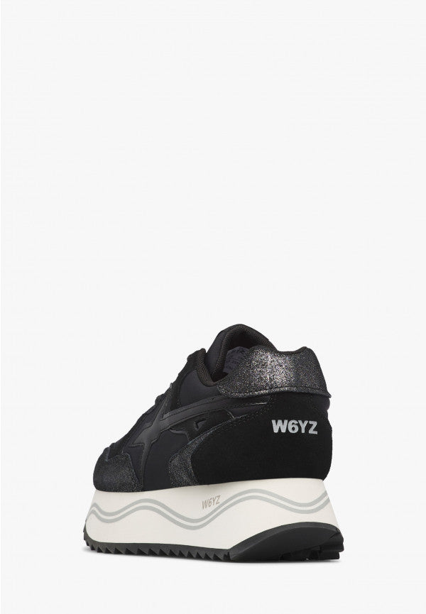 W6YZ Deva W 2017405 56 sneakers donna nero 5 cm