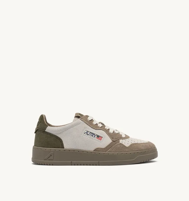Autry Medalist Low AULM-TS40 Sneaker Uomo White Giungla pelle