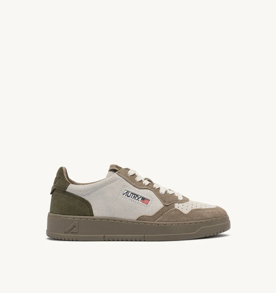 Autry Medalist Low AULM-TS40 Sneaker Uomo White Giungla pelle