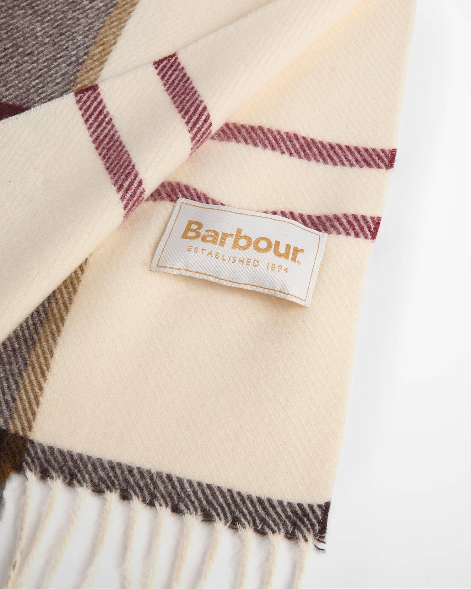 Barbour Harriet LSC0494 Sciarpa Donna Tartan Frange