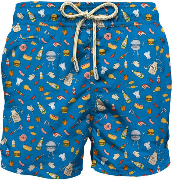 MC2 Saint Barth Lighting Micro Fantasy 08097L boxer mare blu BBQ