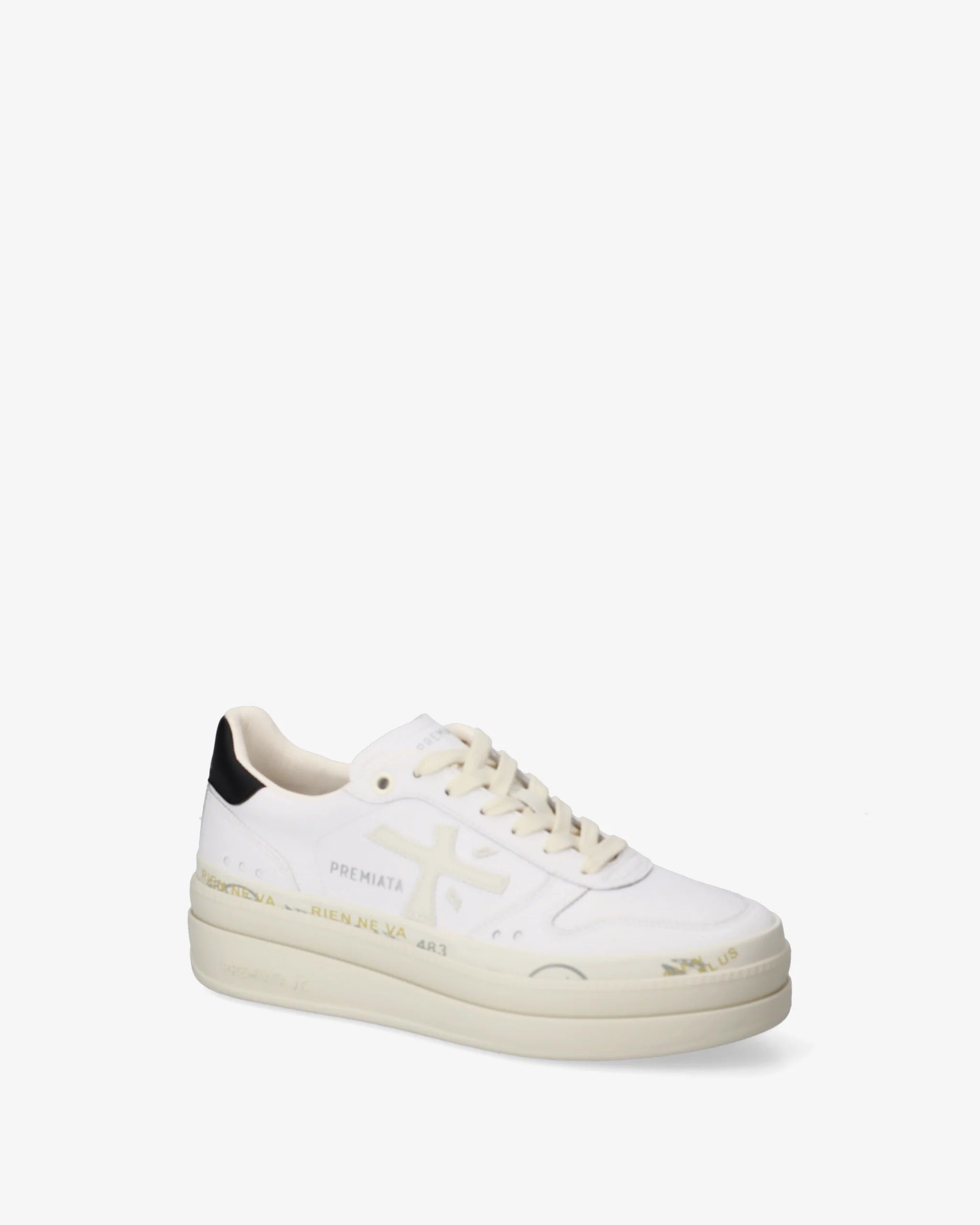 Premiata Micol 8197 Sneaker Donna Bianco Pelle Platform