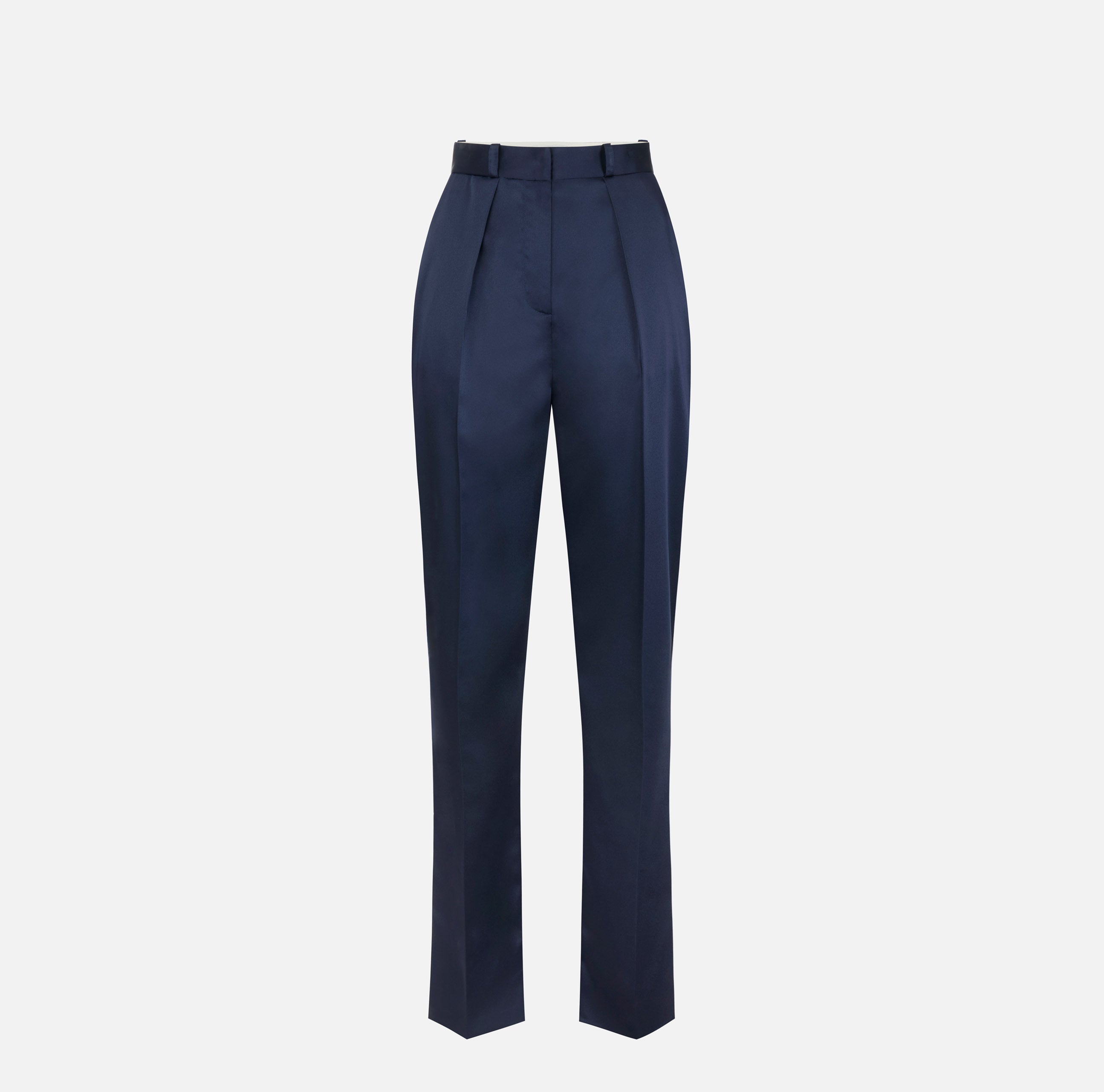 Elisabetta Franchi PA18266E2 pantalone donna navy raso
