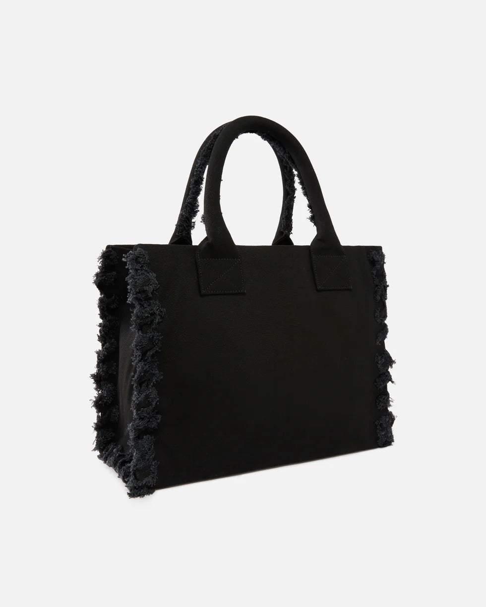 Pinko Shopper Beach Canvas 106673 A3A4 borsa nero cotone