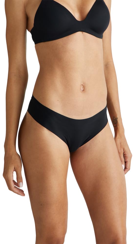 Benetton Slip 3LEG1S027 nero XS microfibra taglio vivo