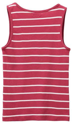 Benetton 339PDH018 Canotta Donna Rosa Rigata