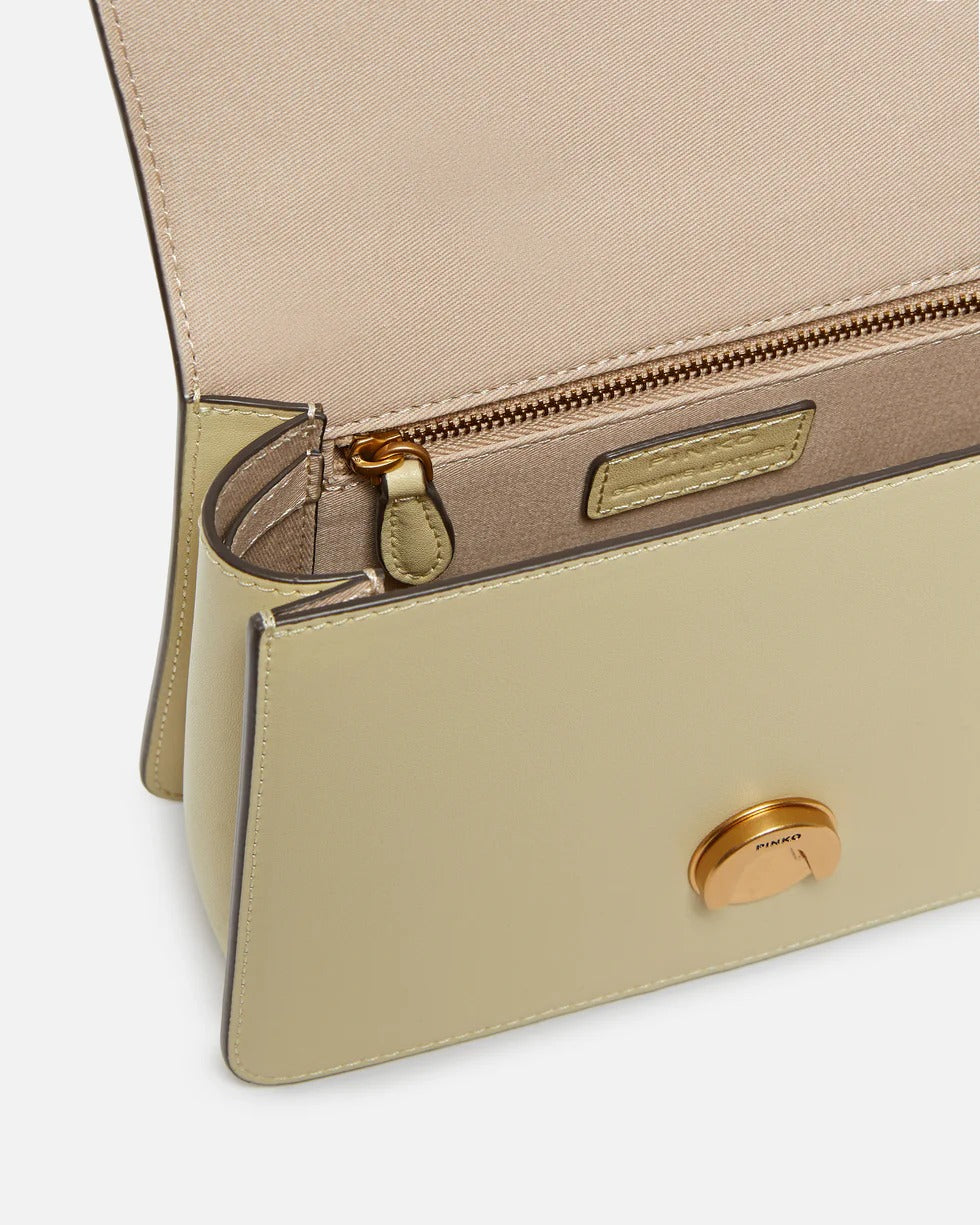Pinko 100071 A0F1 borsa mini Love One giallo vaniglia