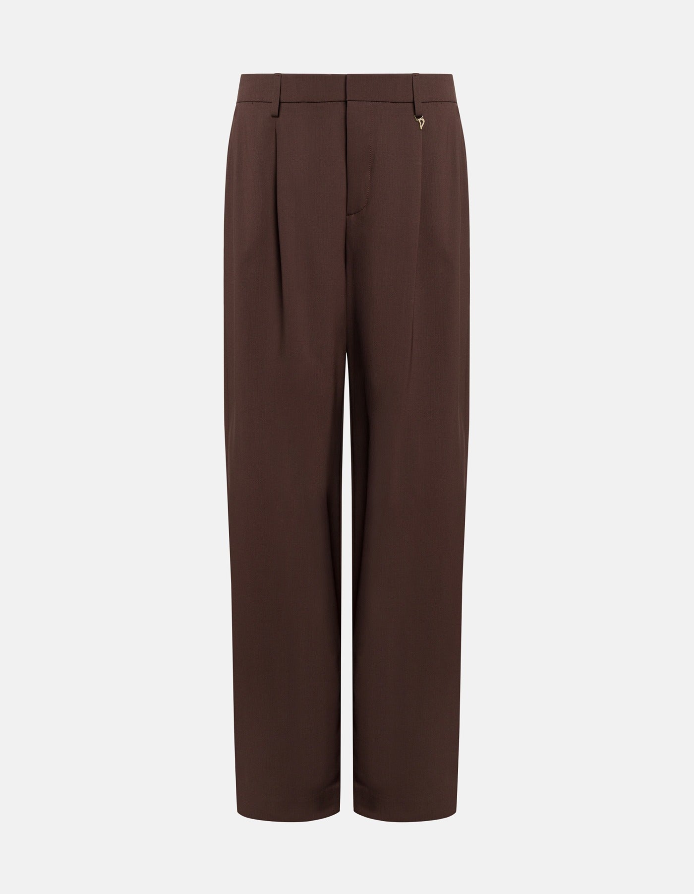 Dondup Lia DP840S pantalone donna cioccolato lana