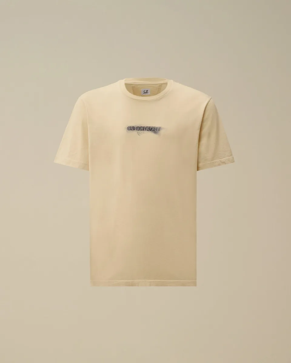 C.P. Company 20CMTS292A t-shirt Frozen Dew jersey logo