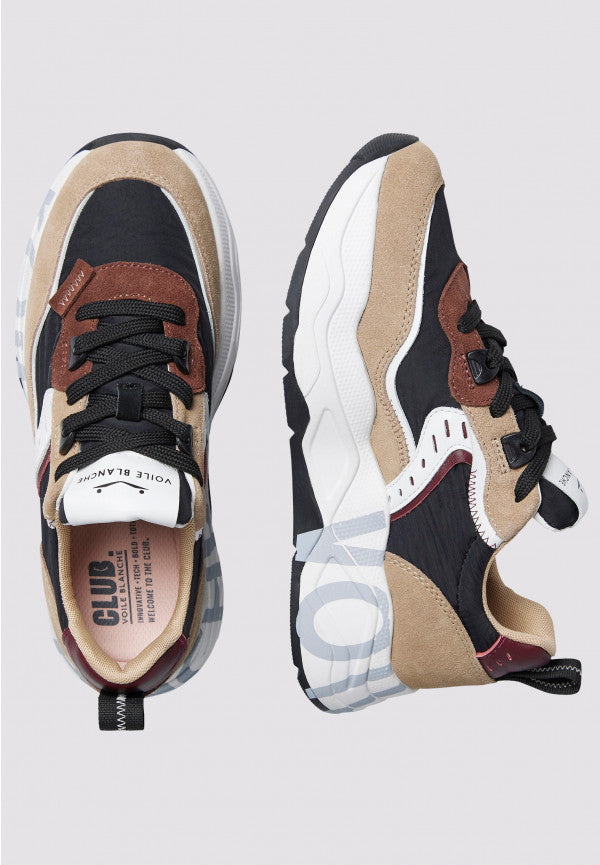Voile Blanche Club 105 2017475 sneakers beige nero