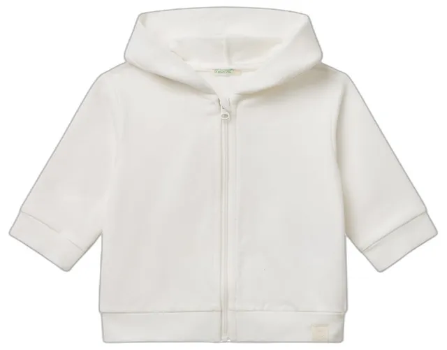 Benetton Felpa Neonato Zip Cappuccio Cotone Taglia 62