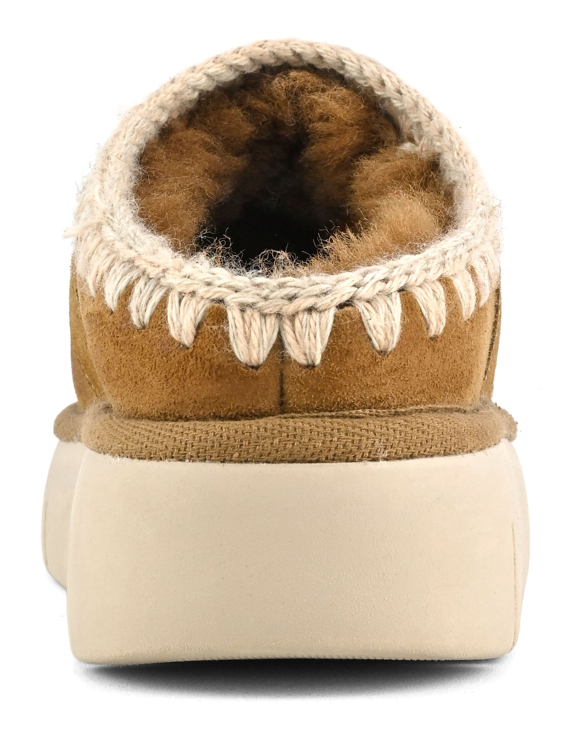 Mou Bounce Clog FW531001A Ciabatta Montone Cognac Donna