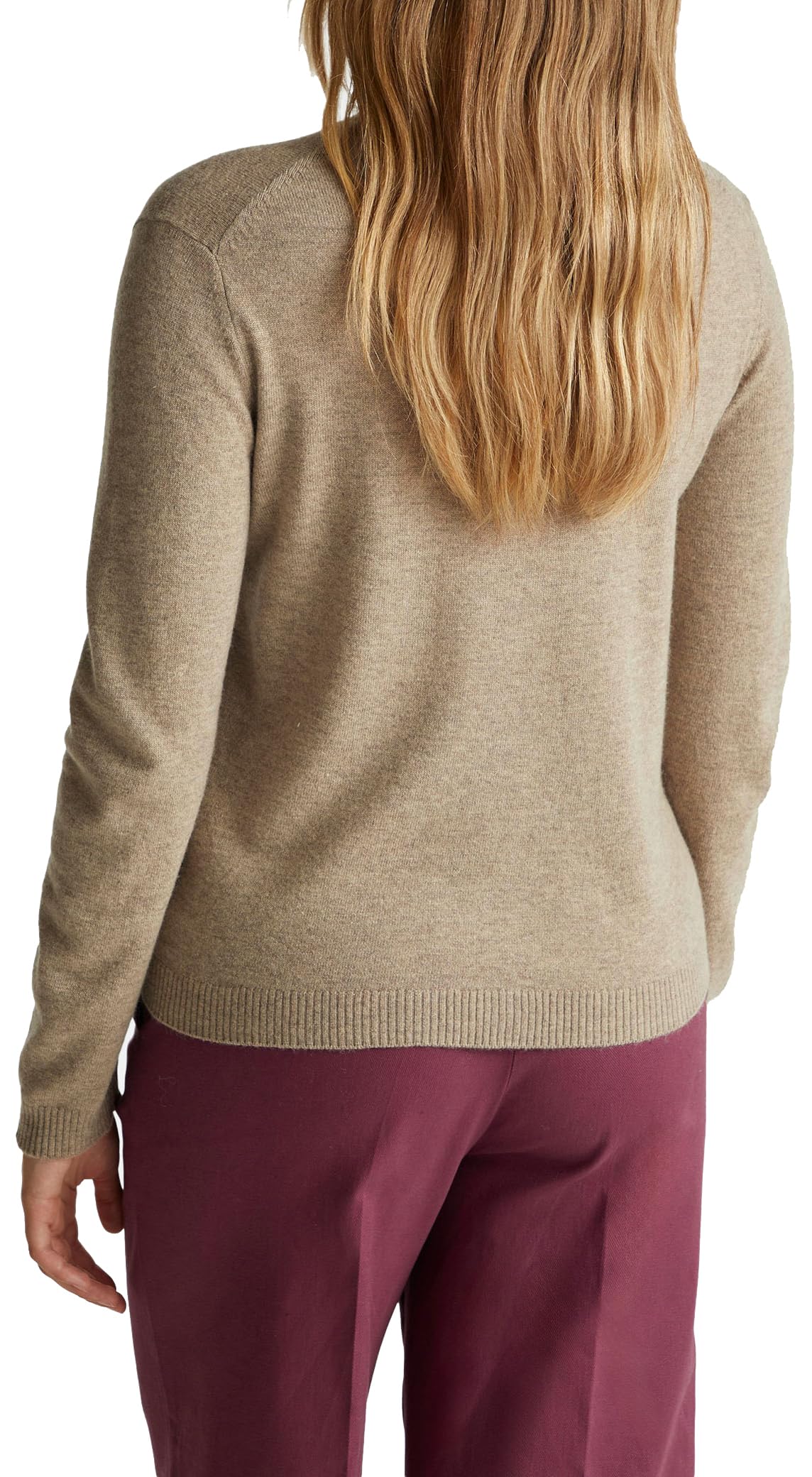Benetton Maglieria 102HD502B Cardigan Donna Beige M