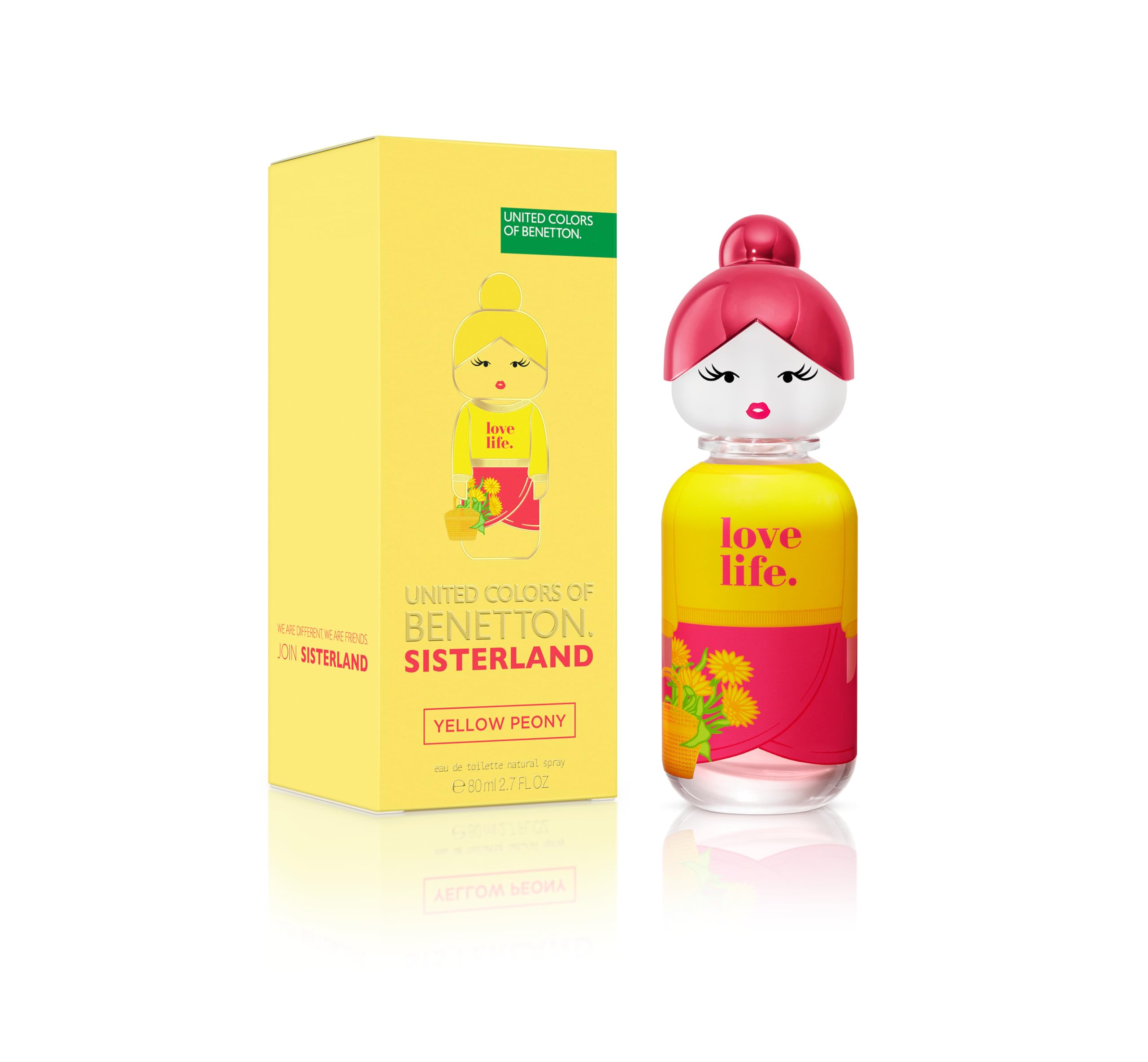 Benetton Sisterland Yellow Peony EDT profumo donna 80ml
