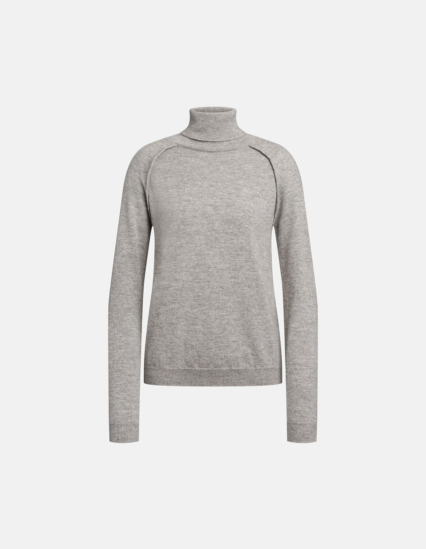 Dondup dolcevita maglia donna grigio lana cashmere