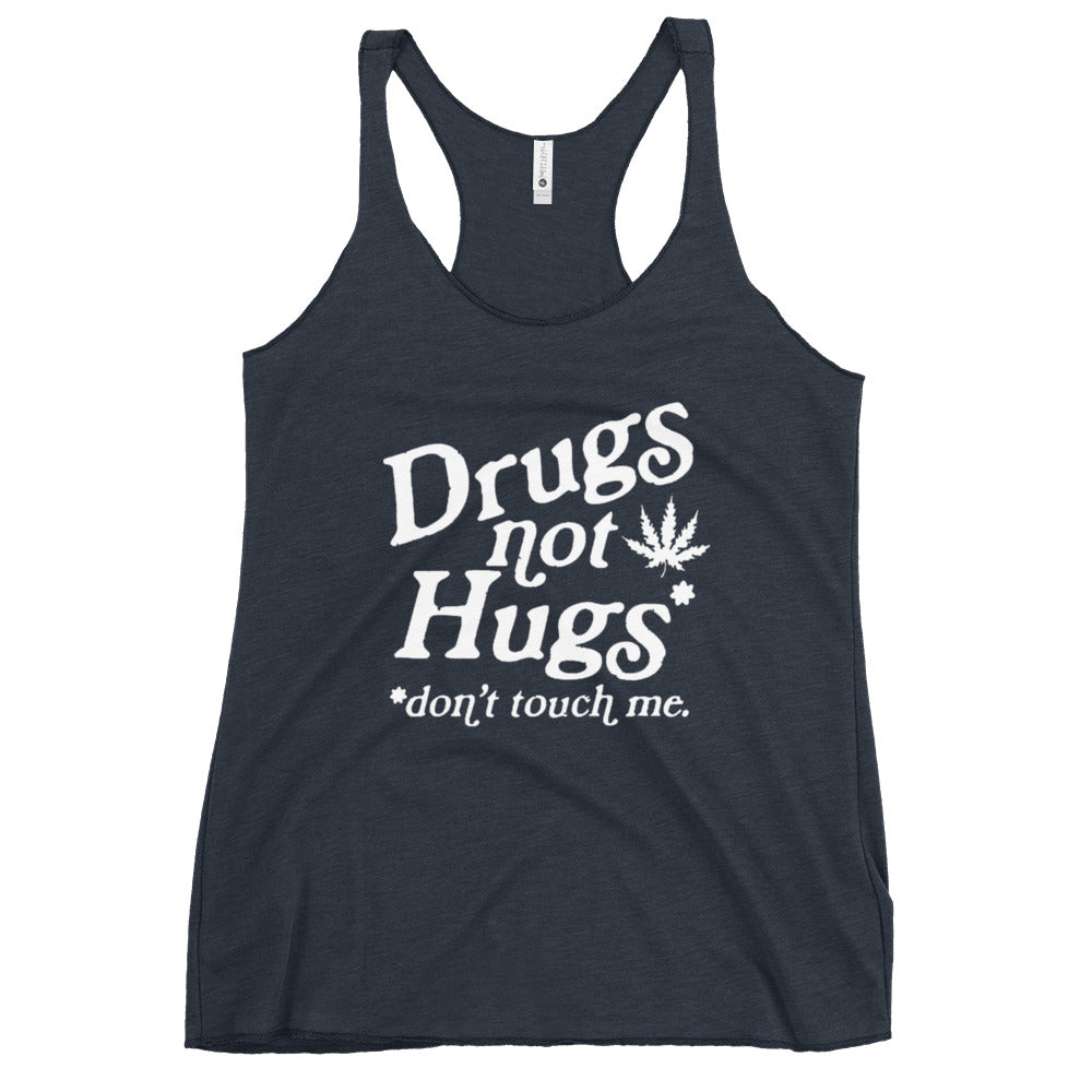Pure Trash Drugs Not Hugs canotta donna rossa