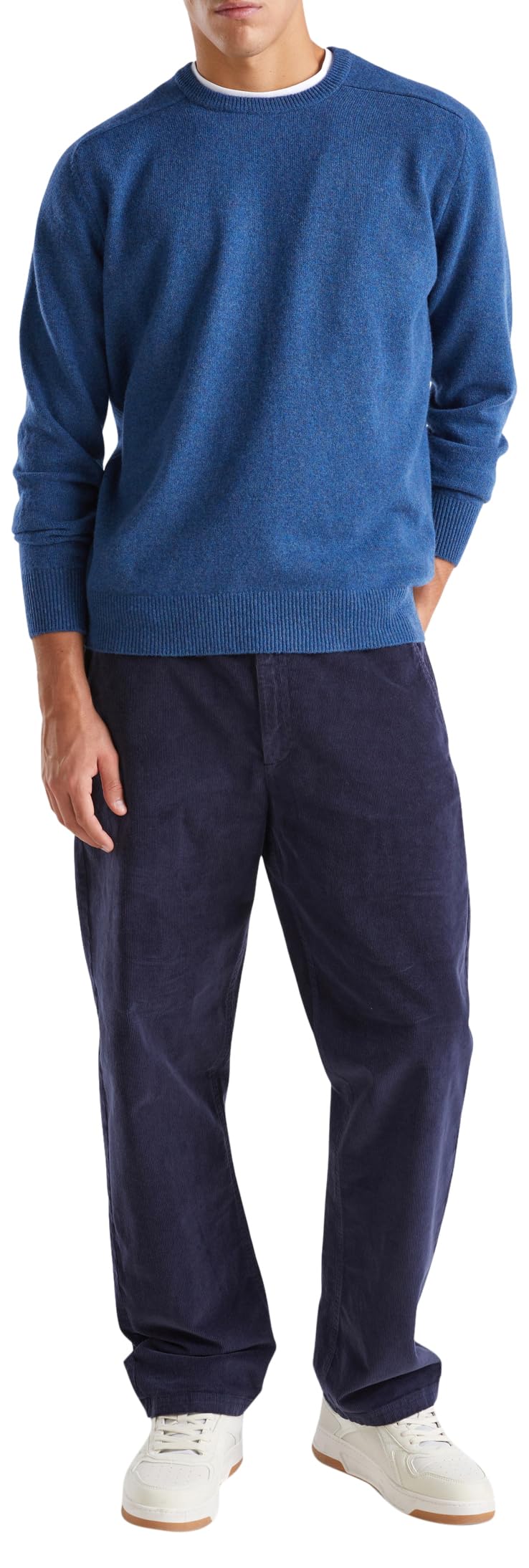 Benetton 1006u108w Maglia Uomo verde girocollo