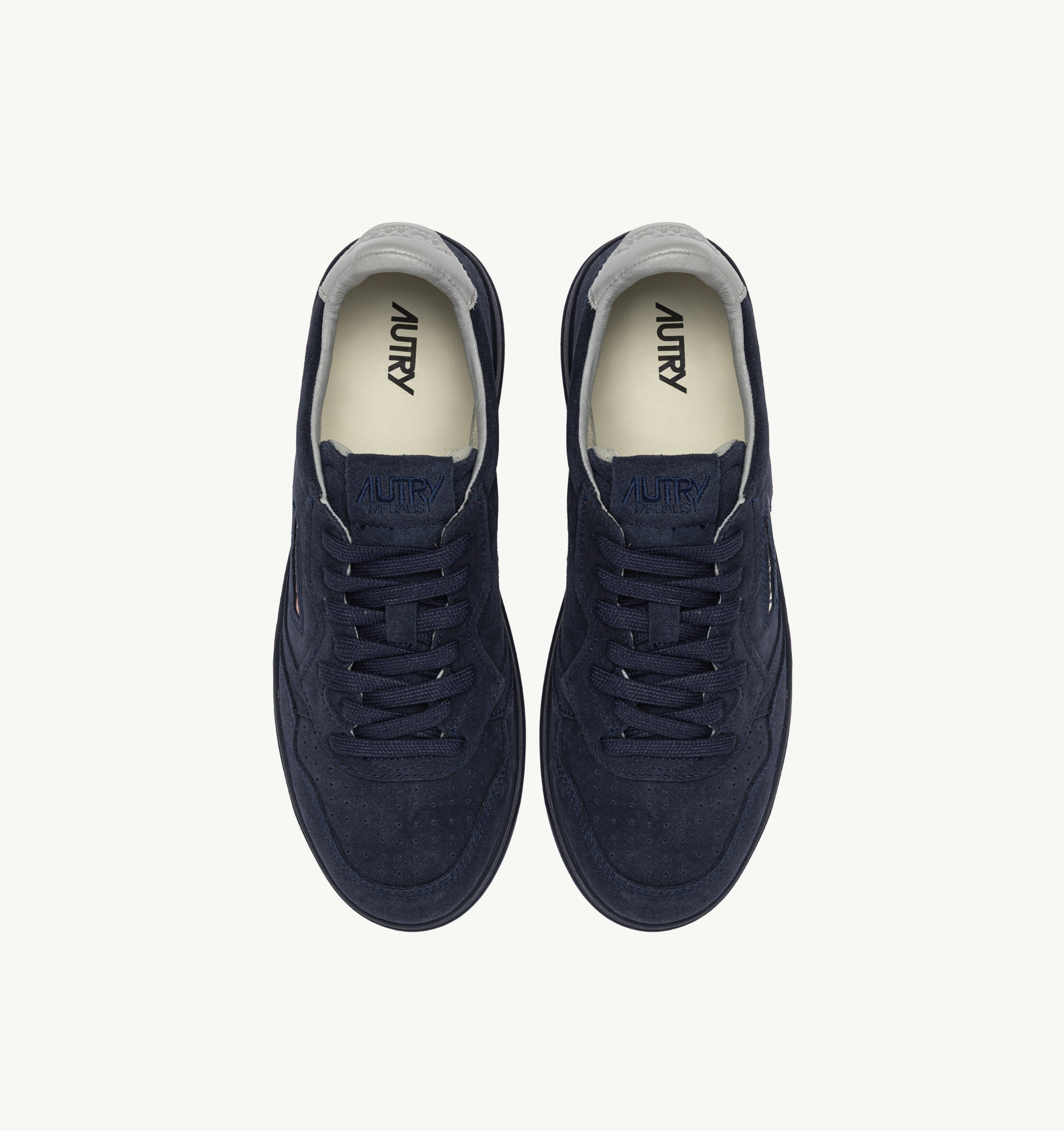Autry Medalist Low AULM-OH07 sneaker uomo navy pelle scamosciata