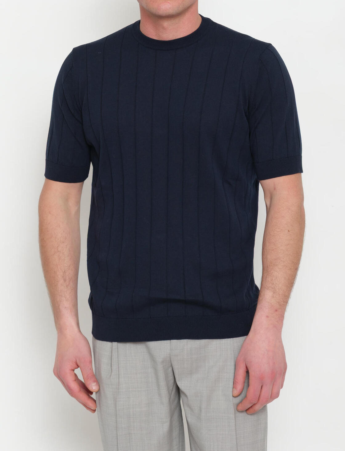 Filippo De Laurentiis GC1MC CR14C890 maglia Navy cotone