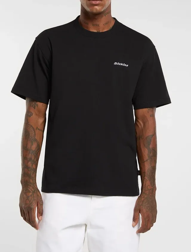 Dickies Loretto DK0A89EN t-shirt nera cotone relaxed fit