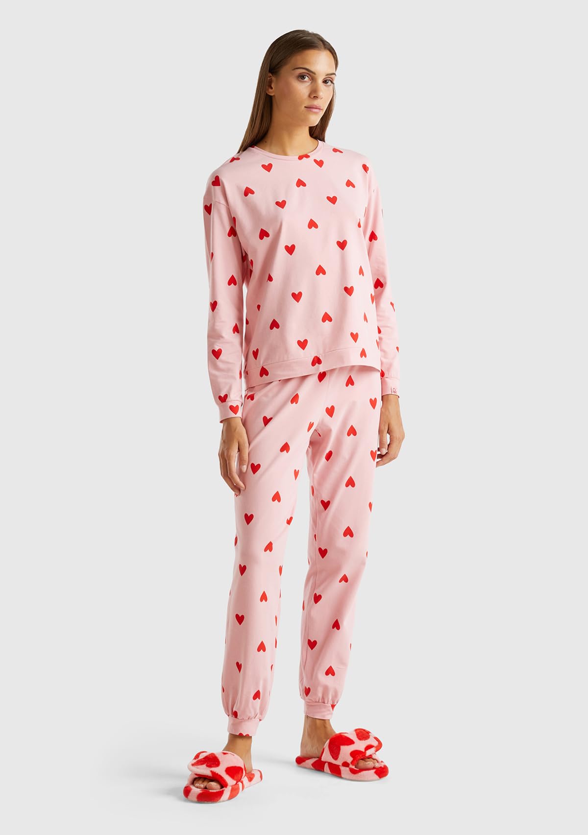 Benetton Intimo e Pigiami 39r73f03m pantalone donna L
