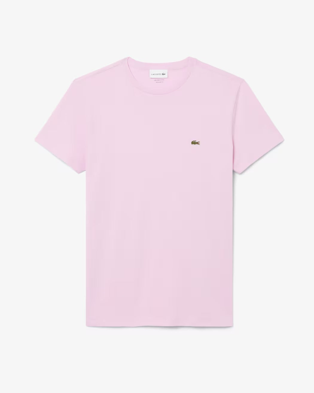 Lacoste TH6709 T-Shirt Uomo Rosa Cotone Pima
