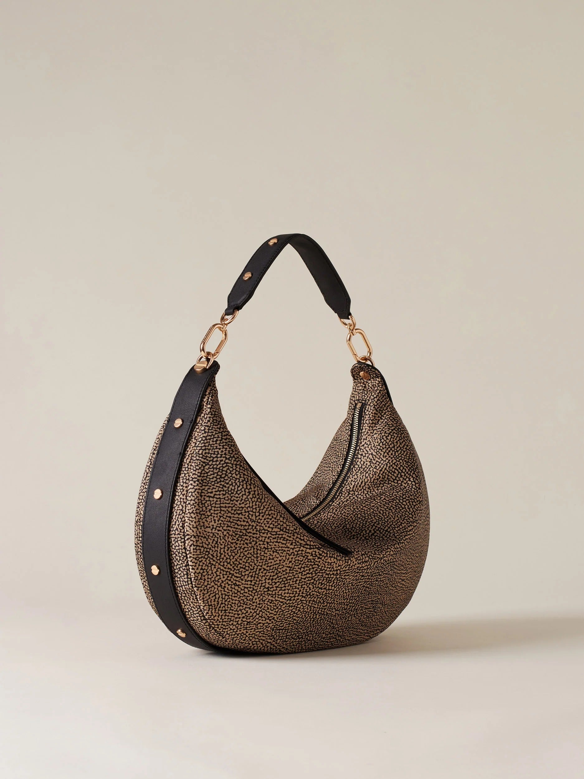 Borbonese Frame Medium 91010220AH1 Borsa OP Naturale