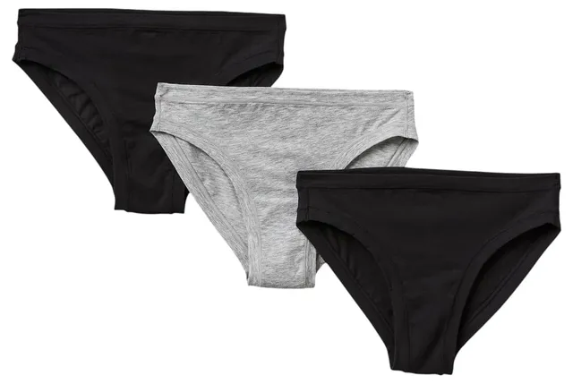 Benetton Set 3 Slip Vita Bassa Cotone Organico Donna