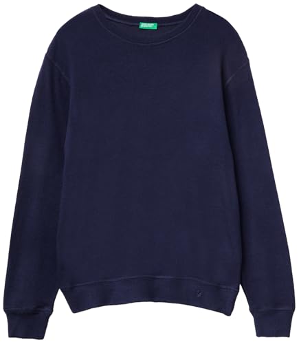 Benetton 3q414m026 Maglione Uomo S grigio girocollo