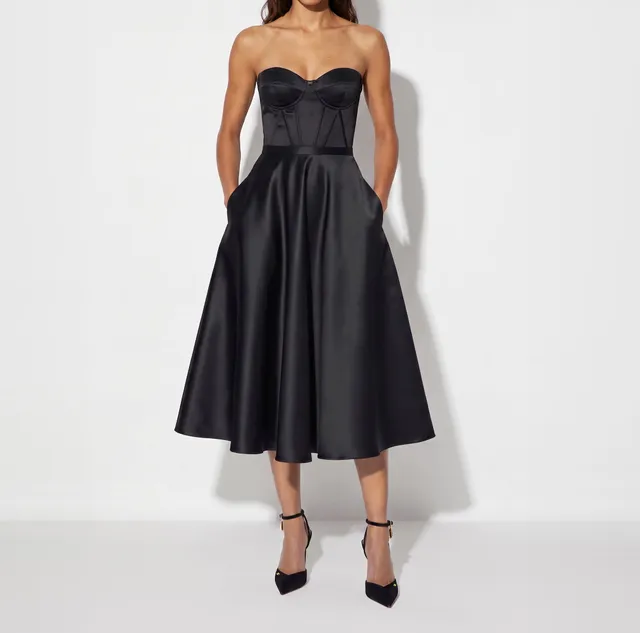 Elisabetta Franchi AB96767E2 Abito Nero Gazar
