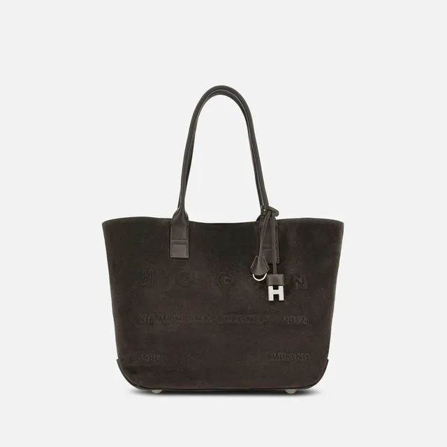 Hogan Address KBW01TA0200UGM borsa shopping marrone