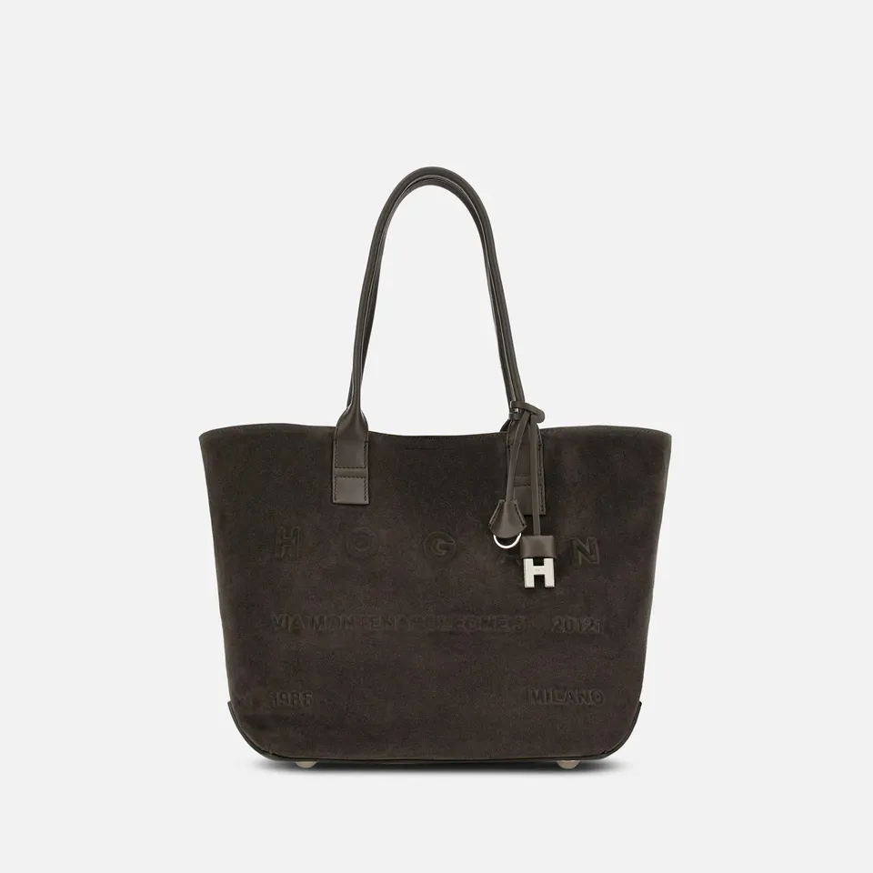 Hogan Address KBW01TA0200UGM borsa shopping marrone