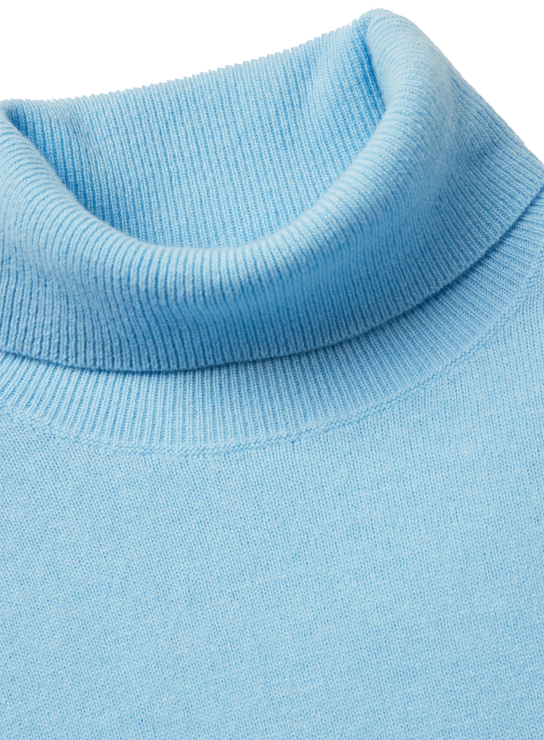 Benetton Maglia Collo Alto Donna Lana Merino Nera