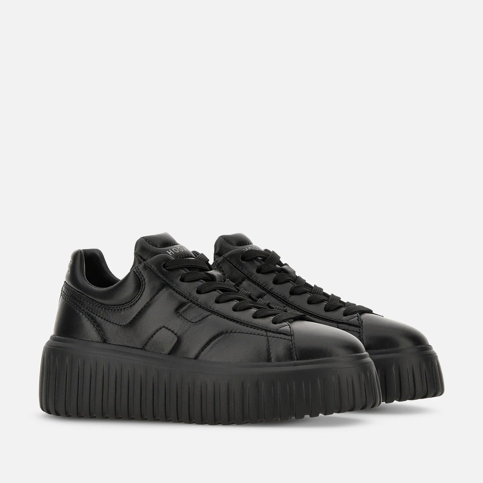 Hogan H-Stripes HXW6450FC60LE Sneakers Nero Nappa Donna