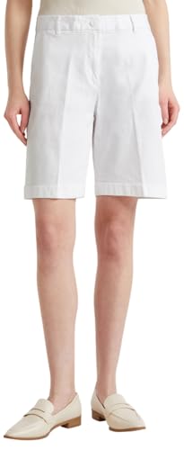 Benetton 4CDRD901W Bermuda Donna Bianco 36 Cotone