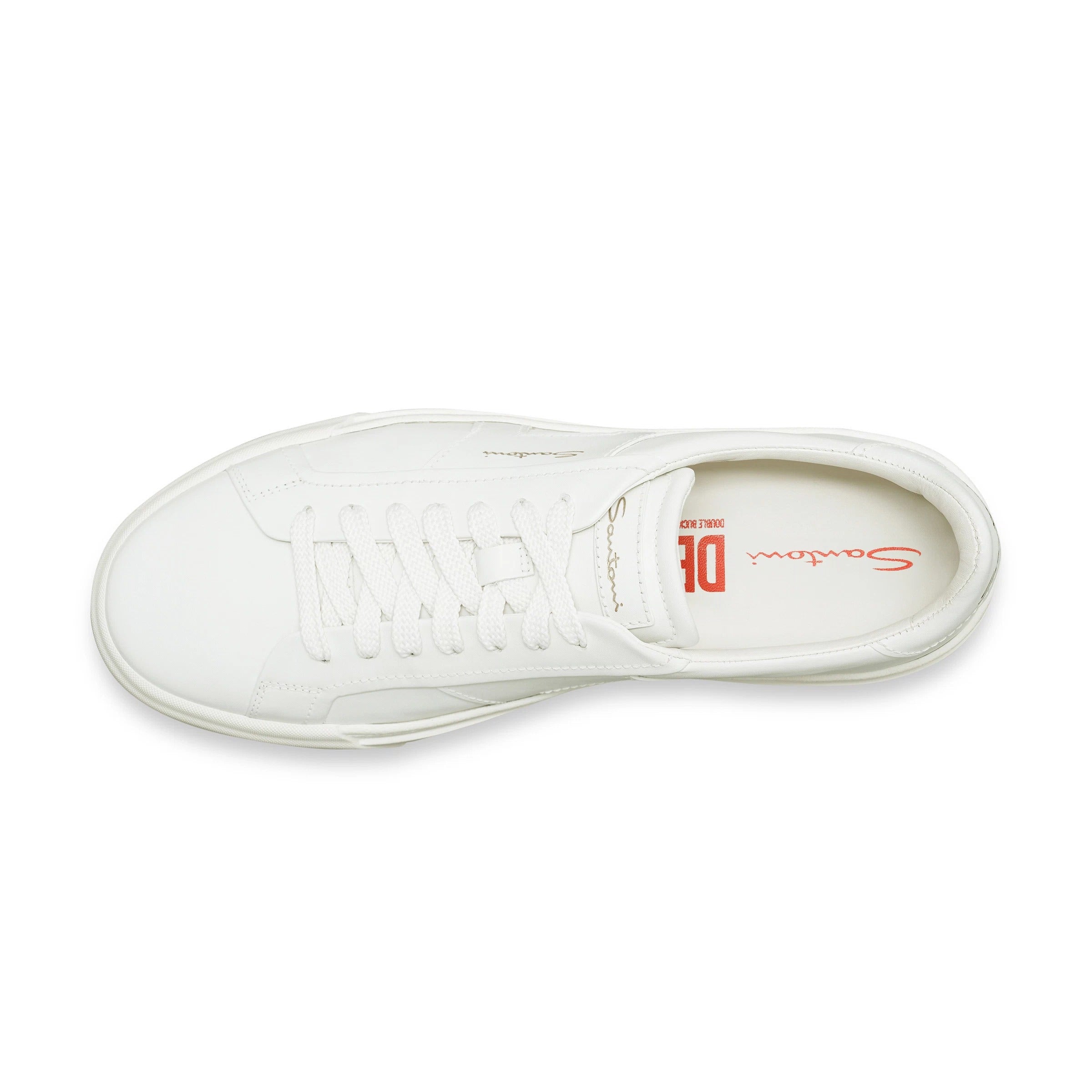 Santoni MBGT21779PNNG Sneakers pelle bianco