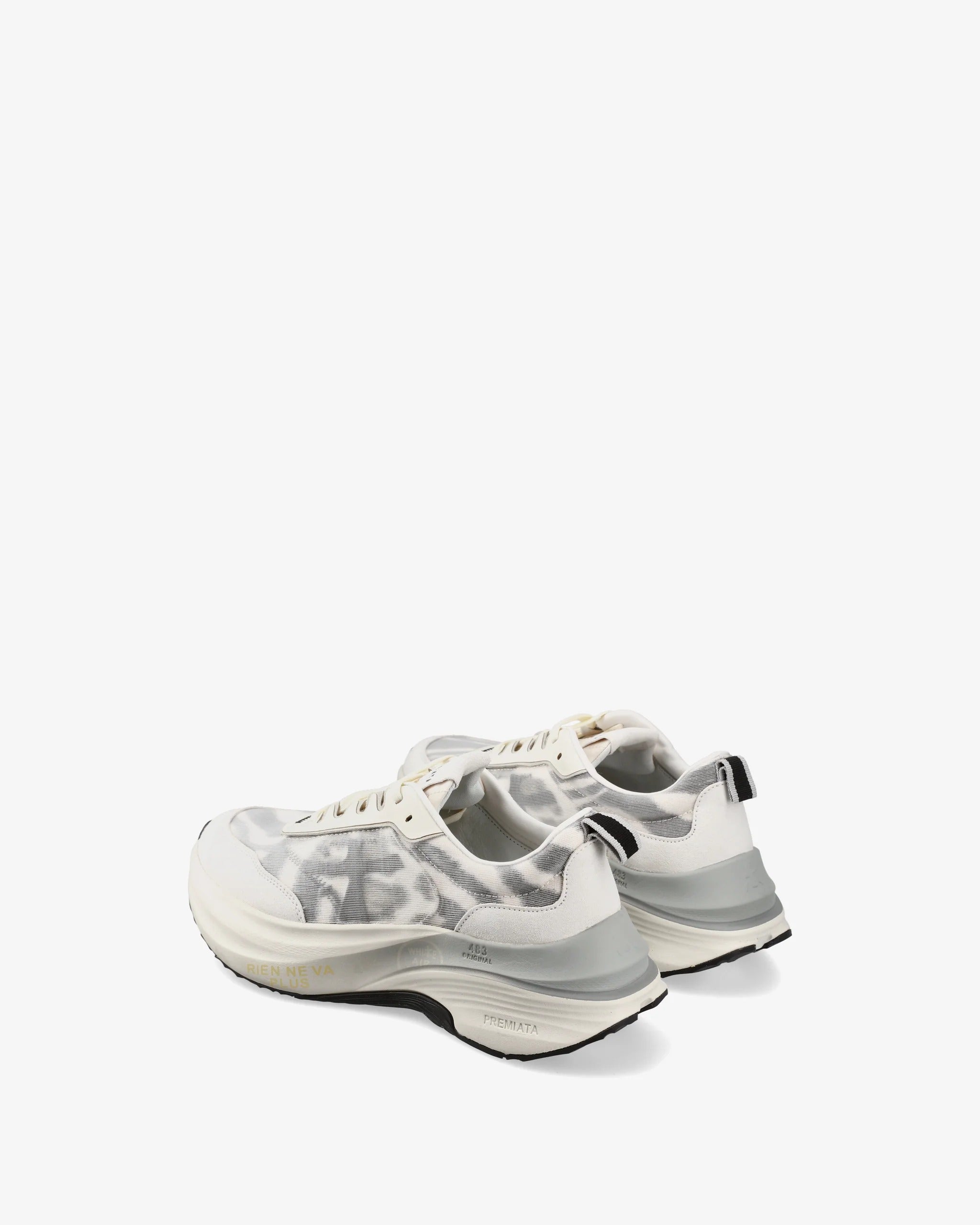 Premiata Hill 7507 Sneakers Donna Bianco Grigio Suede